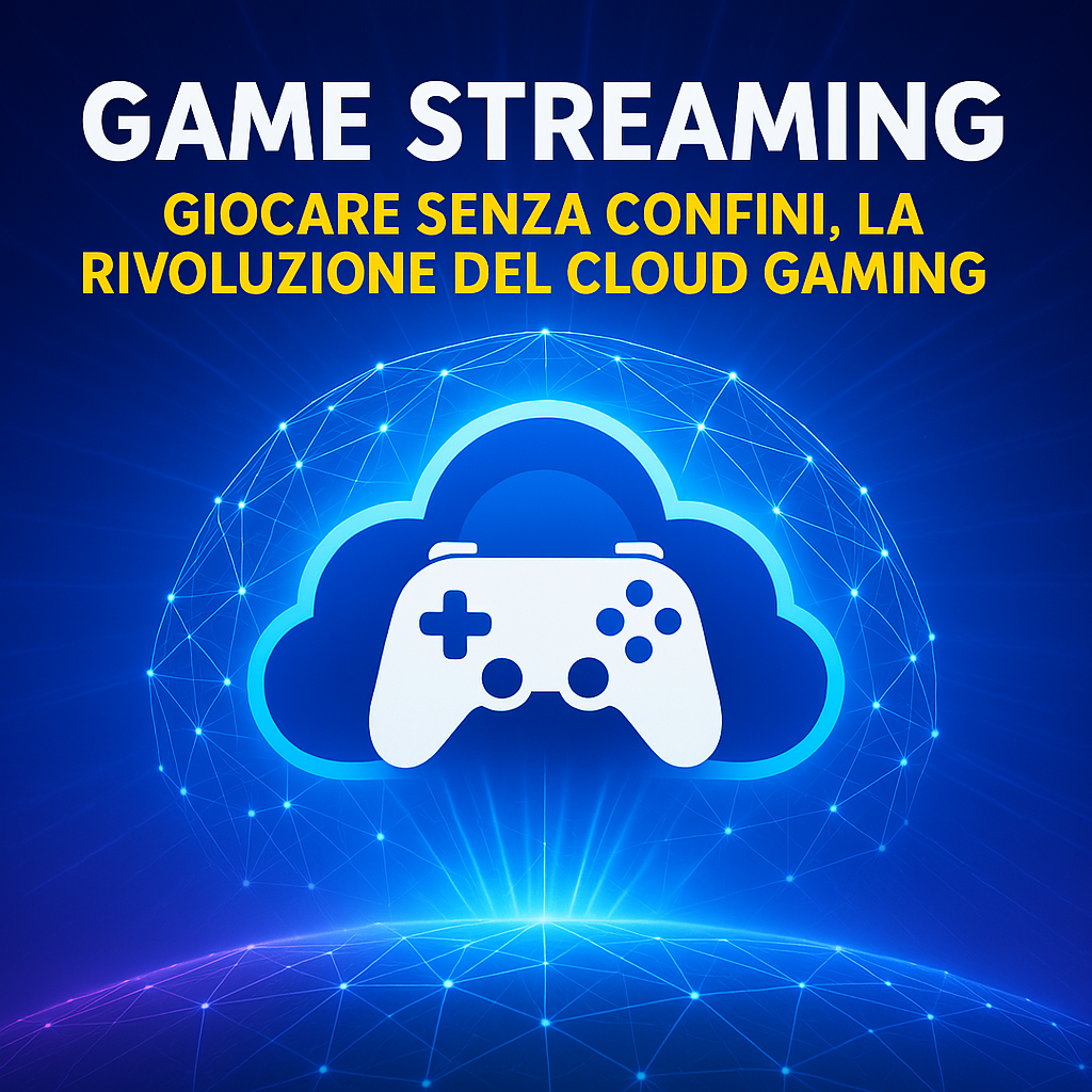 Create a 500x500 image of Game Streaming_ Playing Without Borders, the Revolution of Cloud Gaming
